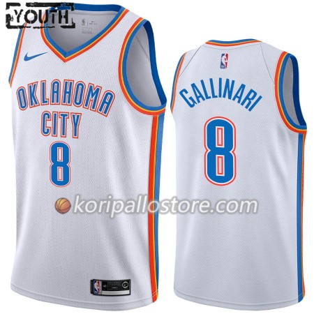 Oklahoma City Thunder Danilo Gallinari 8 Nike 2019-2020 Association Edition Lasten Pelipaidat Swingman